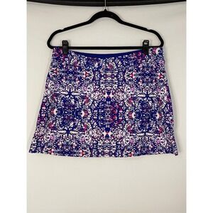 Tranquility By Colorado Clothing Women's‎ Skort A Line Print Size Large